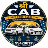 श्री CAB logo: Safe Rides, Every Time